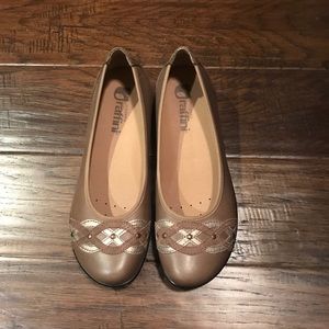 Umberto Raffini Jan Ballet Shoe Sz 39 / 8 Brown